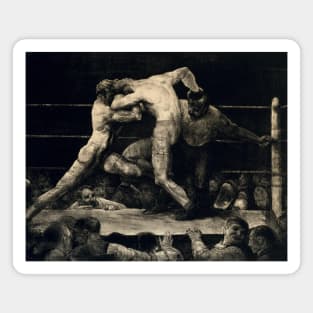 A Stag at Sharkey's by George Bellows Magnet
